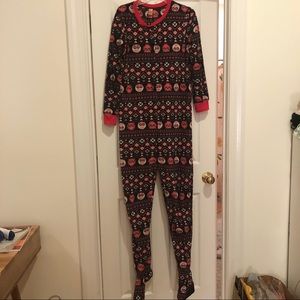 Women’s Fuzzy Own Onesie with Slipper Feet